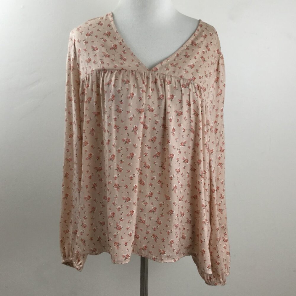 Madewell Floral Blouse xl - Picture 3 of 10